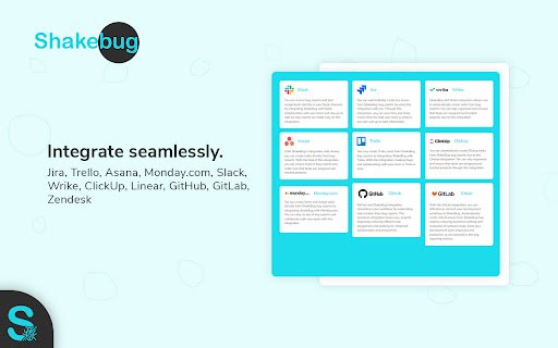 Screen Recorder with Bug Reports – Shakebug  from Chrome web store to be run with OffiDocs Chromium online