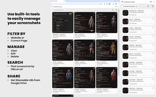 Screenshot Collab  from Chrome web store to be run with OffiDocs Chromium online