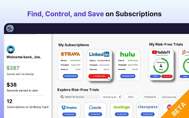 ScribeUp  from Chrome web store to be run with OffiDocs Chromium online