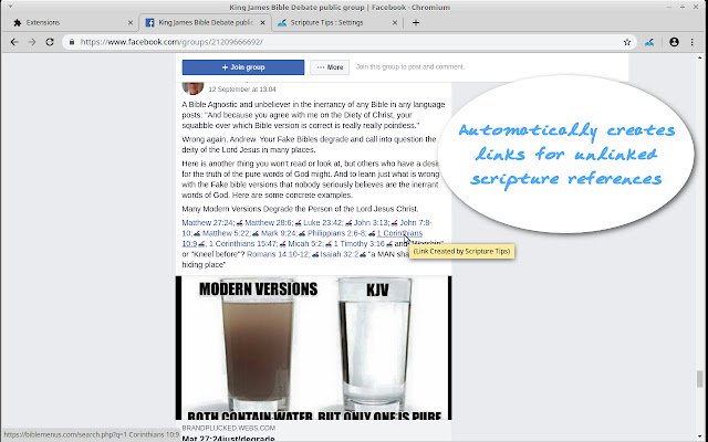 Scripture Tips from Chrome web store to be run with OffiDocs Chromium online Scripture Tips from Chrome web store to be run with OffiDocs Chromium online