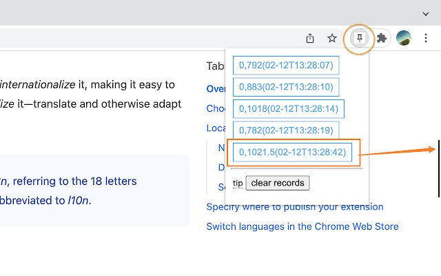 Chrome 网上商店的滚动条 Pin 将与 OffiDocs Chromium 在线运行