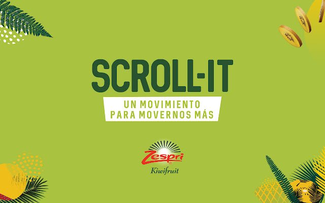 Scroll it by Zespri Spain  from Chrome web store to be run with OffiDocs Chromium online