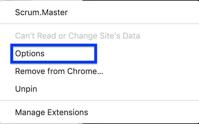Scrum.Master  from Chrome web store to be run with OffiDocs Chromium online