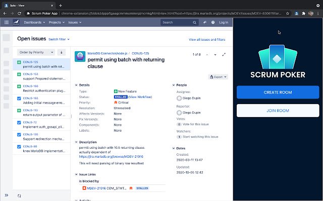 Scrum Poker App  from Chrome web store to be run with OffiDocs Chromium online