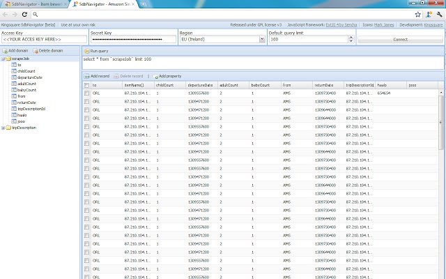 OffiDocs Chromiumオンラインで実行するChrome WebストアのSdbNavigator