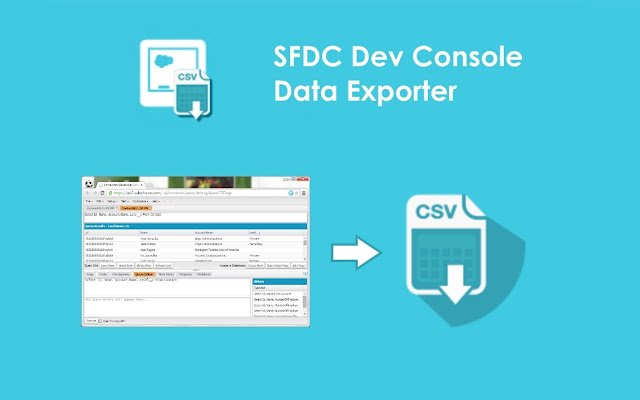 SDFC Dev Console Exporter Data Exporter з веб-магазину Chrome для запуску з OffiDocs Chromium онлайн