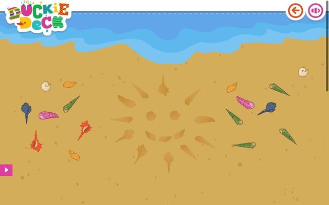 Sea Games Seashells at Duckie Deck  from Chrome web store to be run with OffiDocs Chromium online