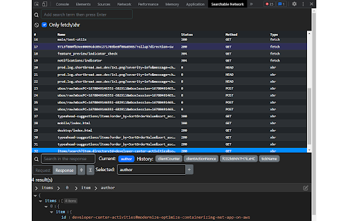 searchable network  from Chrome web store to be run with OffiDocs Chromium online
