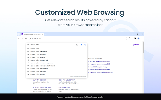 Search Anything  from Chrome web store to be run with OffiDocs Chromium online