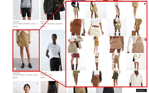 Search ASOS by image  from Chrome web store to be run with OffiDocs Chromium online