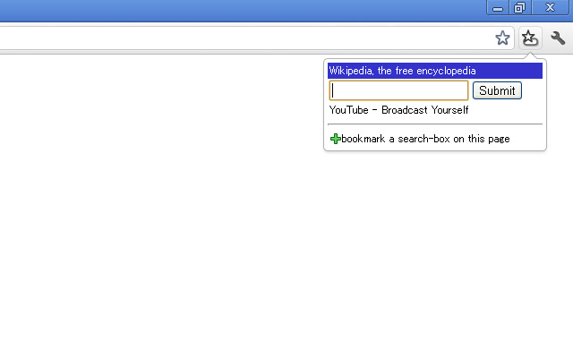 SearchBox Bookmarks מחנות האינטרנט של Chrome להפעלה עם OffiDocs Chromium באינטרנט