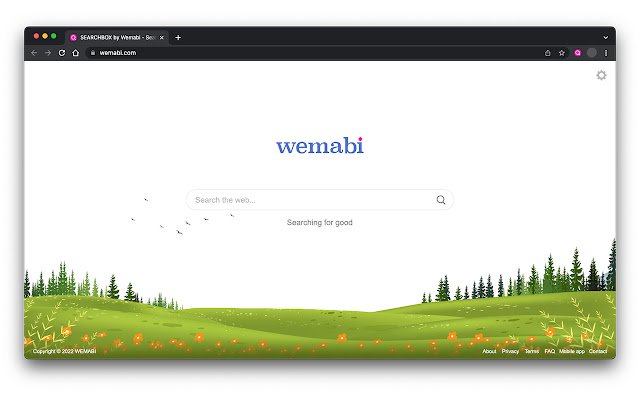 SEARCHBOX de Wemabi depuis la boutique en ligne Chrome doit être exécuté avec OffiDocs Chromium en ligne