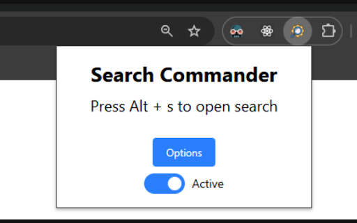 Search Commander from Chrome web store to be run with OffiDocs Chromium online Search Commander from Chrome web store to be run with OffiDocs Chromium online
