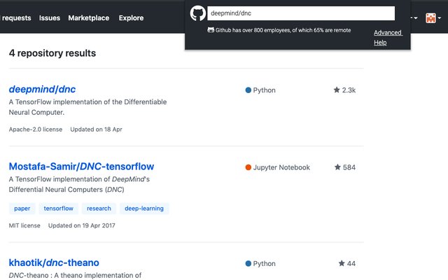 Zoek in GitHub vanuit de Chrome-webwinkel om deze online met OffiDocs Chromium uit te voeren