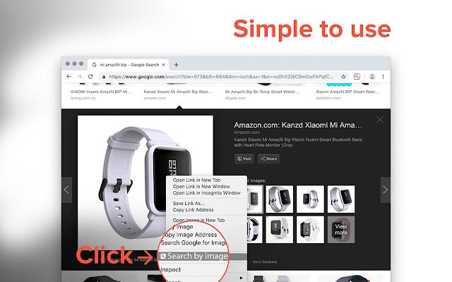 Cari barang dengan gambar dari toko web Chrome untuk dijalankan dengan OffiDocs Chromium online