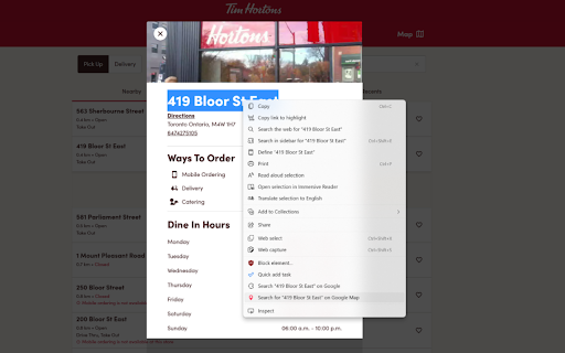 Search Google Map  from Chrome web store to be run with OffiDocs Chromium online