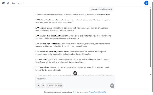 SearchGPT  from Chrome web store to be run with OffiDocs Chromium online