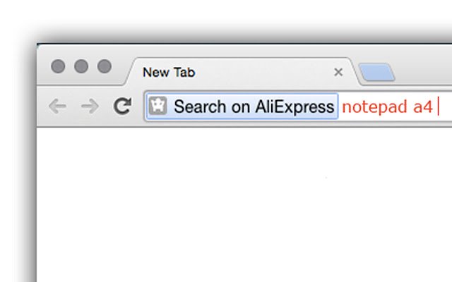 Search on AliExpress  from Chrome web store to be run with OffiDocs Chromium online