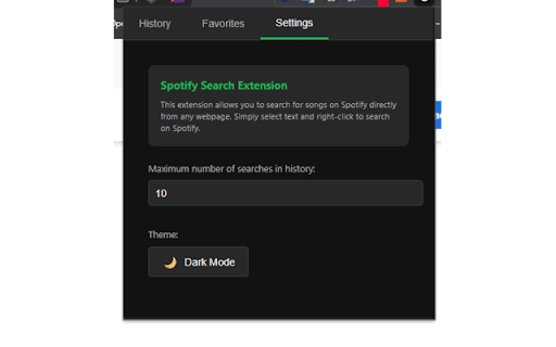 Search on Spotify  from Chrome web store to be run with OffiDocs Chromium online