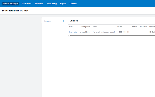 Search on Xero  from Chrome web store to be run with OffiDocs Chromium online