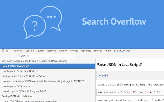 Ricerca Overflow dal Chrome Web Store da eseguire con OffiDocs Chromium online