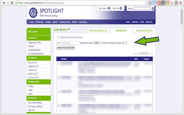 ابحث في Spotlight Link من متجر Chrome الإلكتروني ليتم تشغيله باستخدام OffiDocs Chromium عبر الإنترنت