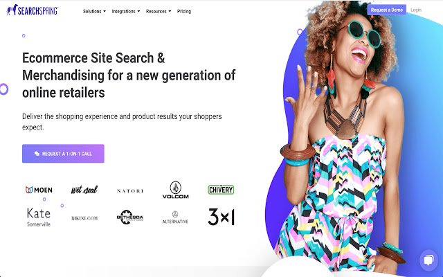 SearchSpring Dev Preview  from Chrome web store to be run with OffiDocs Chromium online