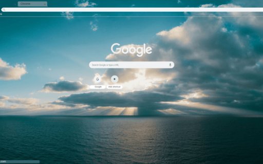 Seascape Under Sunlight Covered by Clouds  from Chrome web store to be run with OffiDocs Chromium online