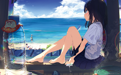 Seaside Serenity  from Chrome web store to be run with OffiDocs Chromium online