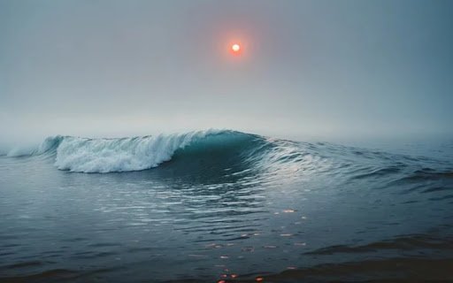 Sea Waves Theme  from Chrome web store to be run with OffiDocs Chromium online