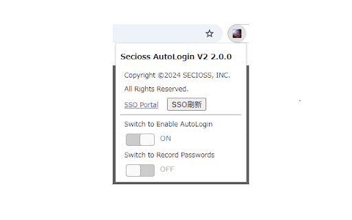 Secioss AutoLogin V2  from Chrome web store to be run with OffiDocs Chromium online