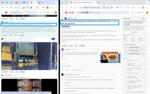 SecondScreen splitscreen browser See more  from Chrome web store to be run with OffiDocs Chromium online
