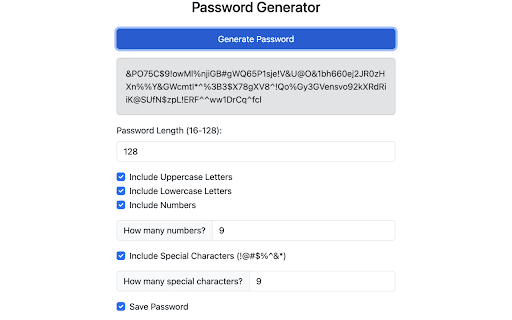 SecurePass Vault  from Chrome web store to be run with OffiDocs Chromium online