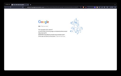 seecache  from Chrome web store to be run with OffiDocs Chromium online