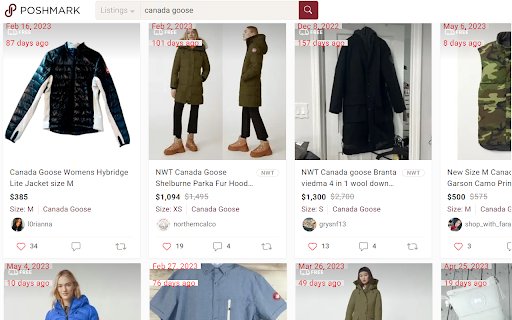 See Items Published Date on Poshmark  Amazon  from Chrome web store to be run with OffiDocs Chromium online