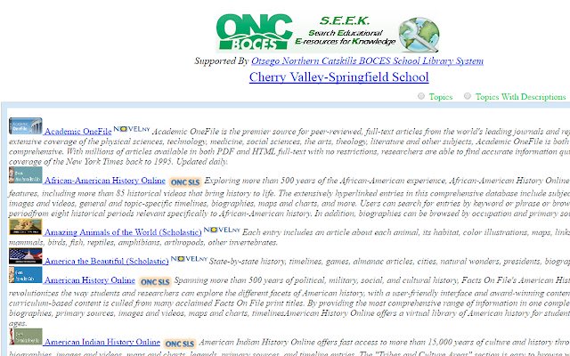 SEEK Research Portal aus dem Chrome Web Store, das mit OffiDocs Chromium online betrieben werden soll