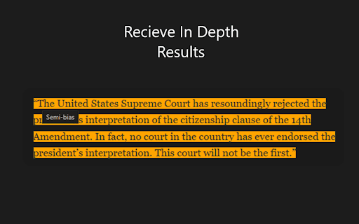 SeekTruth  from Chrome web store to be run with OffiDocs Chromium online