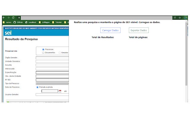 SEI pesquisa из интернет-магазина Chrome будет работать с онлайн-версией OffiDocs Chromium