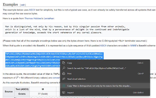 Selection Decoder  from Chrome web store to be run with OffiDocs Chromium online