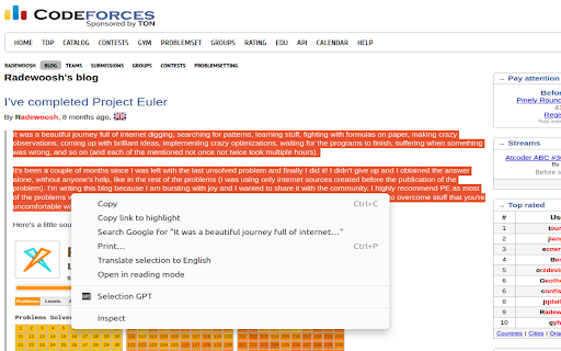 Selection GPT  from Chrome web store to be run with OffiDocs Chromium online