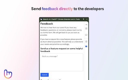 Selectiv AI: ChatGPT Chrome Extension and AI Tools  from Chrome web store to be run with OffiDocs Chromium online