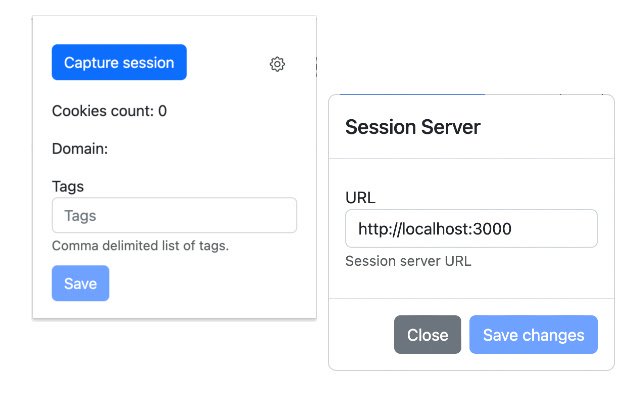 Selenium Session Connector  from Chrome web store to be run with OffiDocs Chromium online