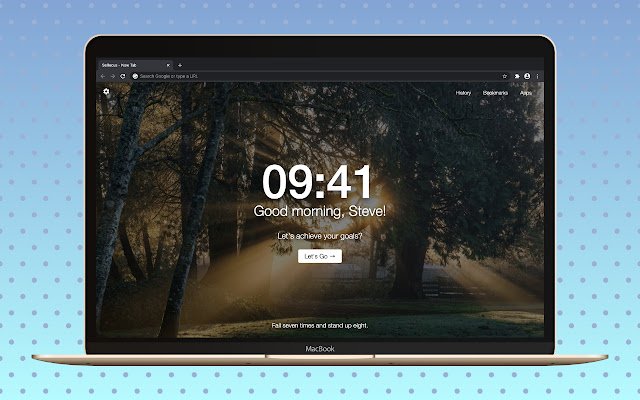 Chrome ウェブストアの Selfocus Productivity Timer を OffiDocs Chromium online で実行