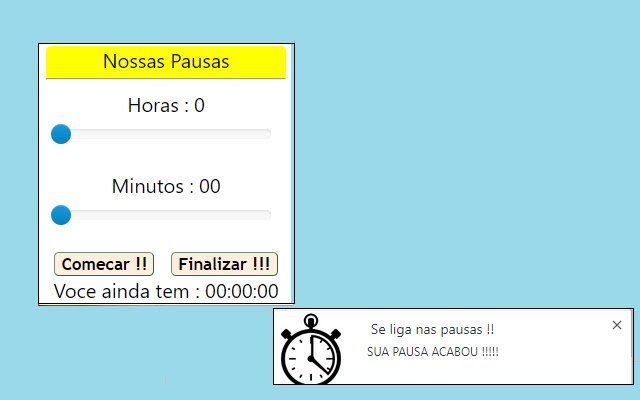 Se liga na Pausa !!!  from Chrome web store to be run with OffiDocs Chromium online