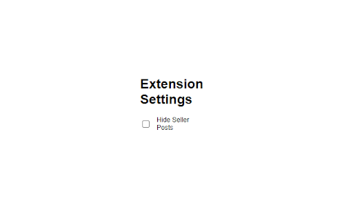 Seller Blocker  from Chrome web store to be run with OffiDocs Chromium online