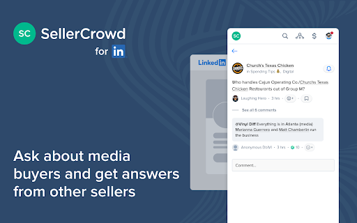 SellerCrowd  from Chrome web store to be run with OffiDocs Chromium online