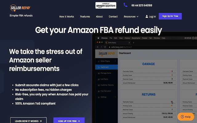 سيتم تشغيل Seller Repay من متجر Chrome الإلكتروني باستخدام OffiDocs Chromium عبر الإنترنت