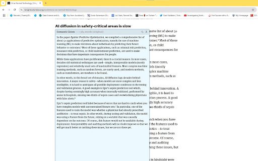 Semantic Zoom  from Chrome web store to be run with OffiDocs Chromium online