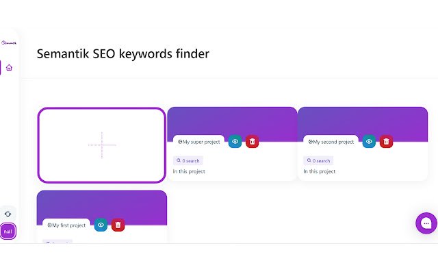 Semantik | بهترین ابزار جستجوگر کلمات کلیدی SEO از فروشگاه وب کروم برای اجرا با OffiDocs Chromium به صورت آنلاین