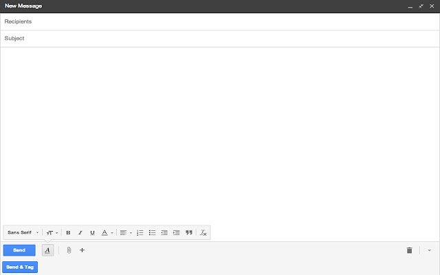 Send+Tag for Gmail  from Chrome web store to be run with OffiDocs Chromium online